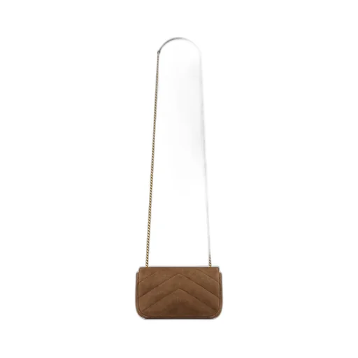 Saint Laurent Loulou Logo Plaque Mini Shoulder Bag
