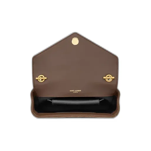Saint Laurent Loulou Logo Plaque Mini Shoulder Bag