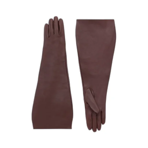 Saint Laurent Logo Embossed Gloves