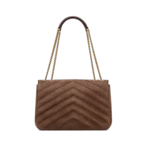 Saint Laurent Loulou Logo Plaque Large Shoulder Bag