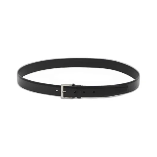 Square Buckle Leather Belt