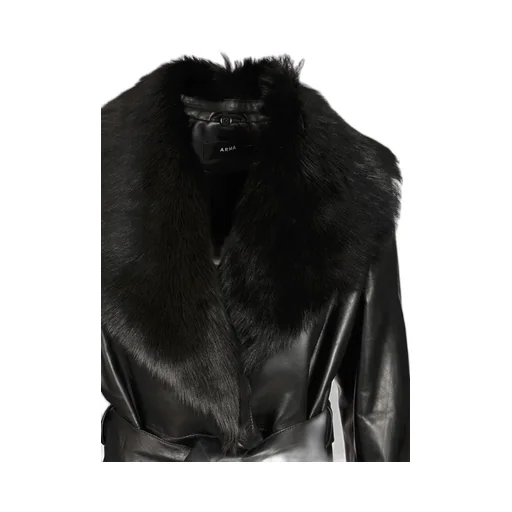 Arma Manon Double-Breasted Leather Coat
