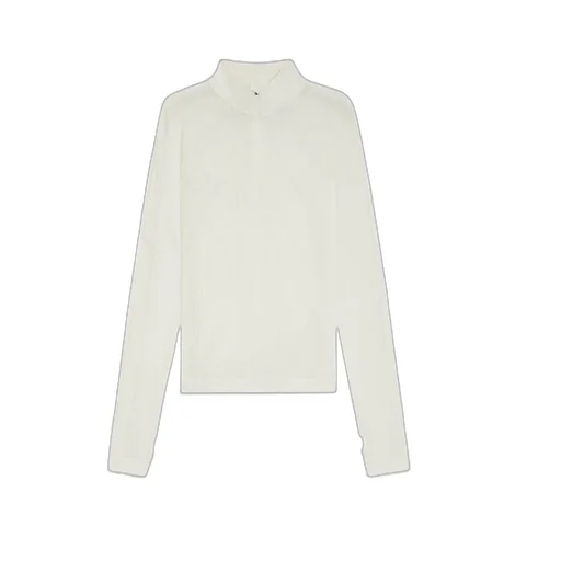 Zip Mock Neck Knitwear