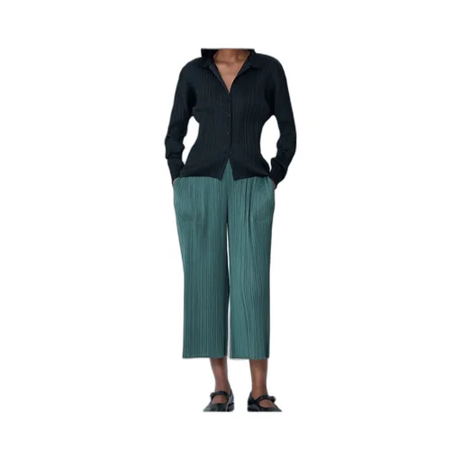 Basics Pleated Long-Sleeve Shirt