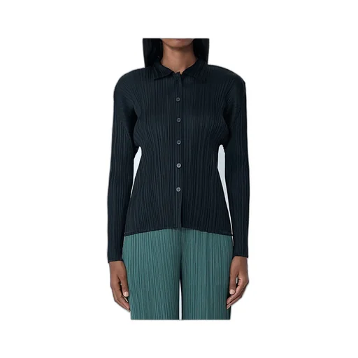 Basics Pleated Long-Sleeve Shirt