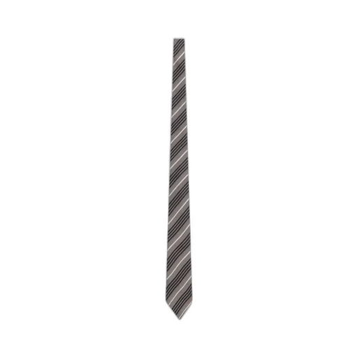 Saint Laurent Striped Wide Tie
