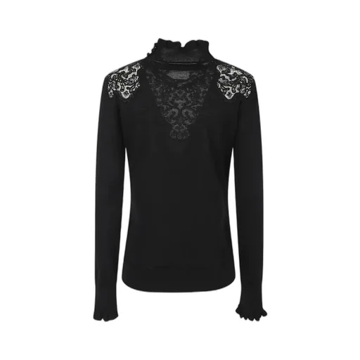 Ermanno Scervino Lace-Trim Knitwear