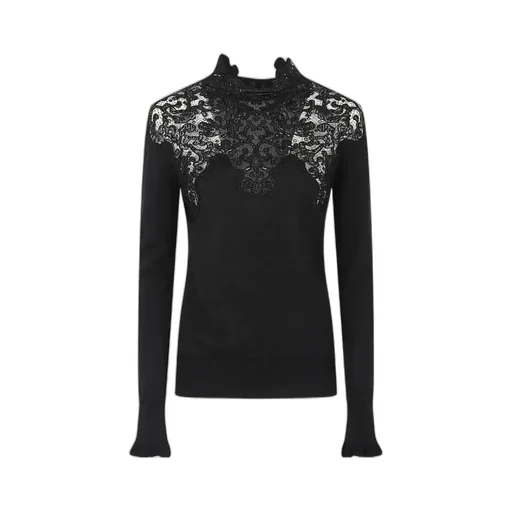Ermanno Scervino Lace-Trim Knitwear