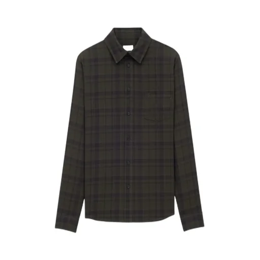Saint Laurent Cassandre Checked Shirt