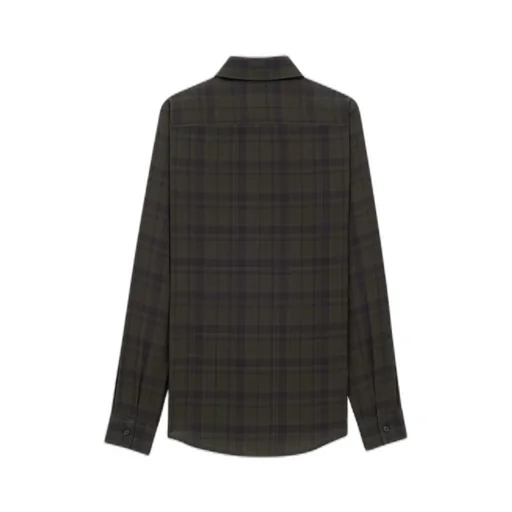 Saint Laurent Cassandre Checked Shirt