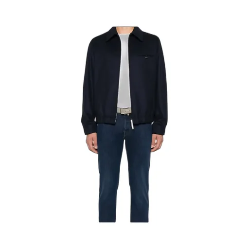 Incotex Zip-Front Flannel Jacket