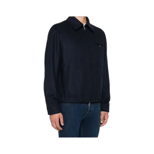 Incotex Zip-Front Flannel Jacket