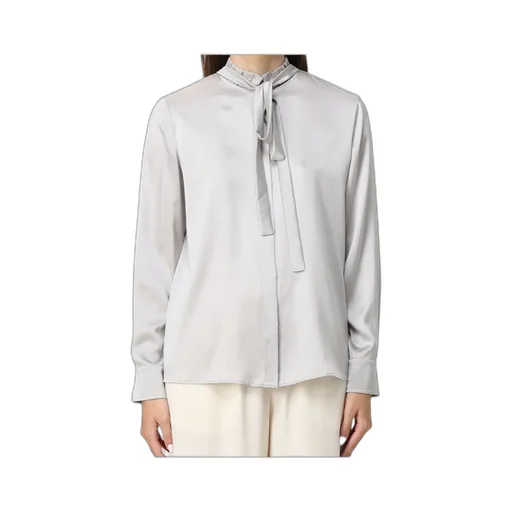 Ruffled-Neck Blouse