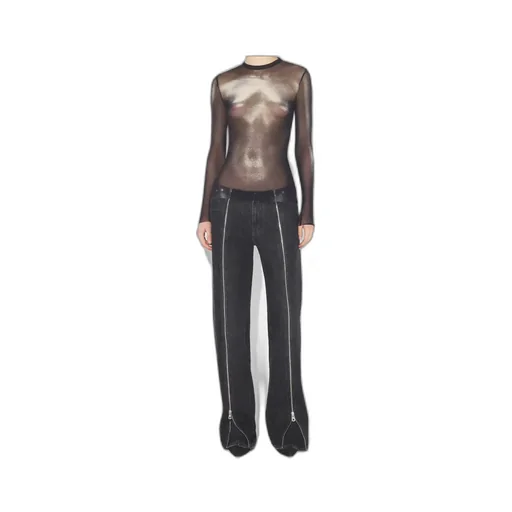 Round-Neck Long-Sleeve Shirt