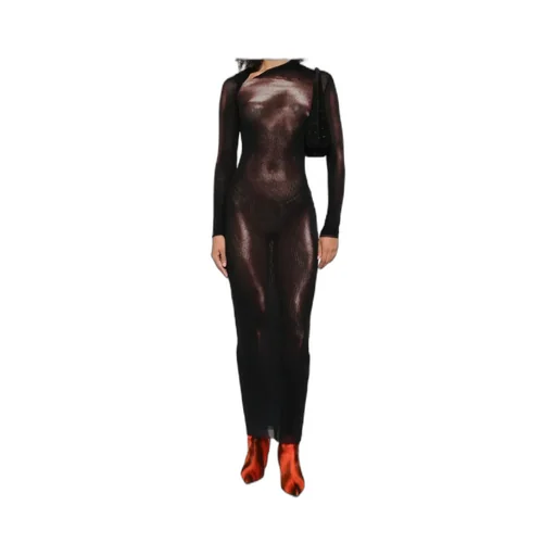 Body-Print Long Dress