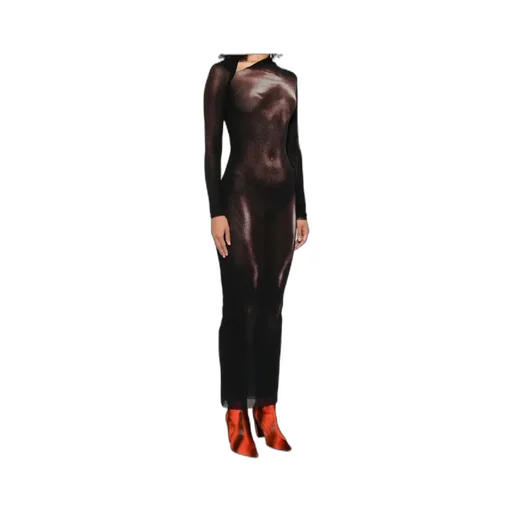 Body-Print Long Dress