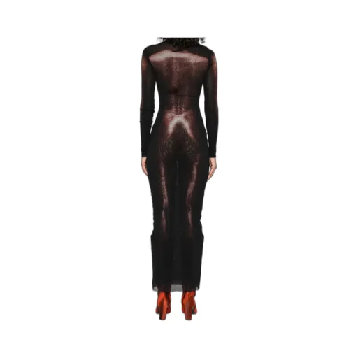 Body-Print Long Dress