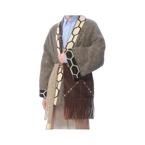 Valentino NellcÔTe Vlogo Signature Fringed Shoulder Bag
