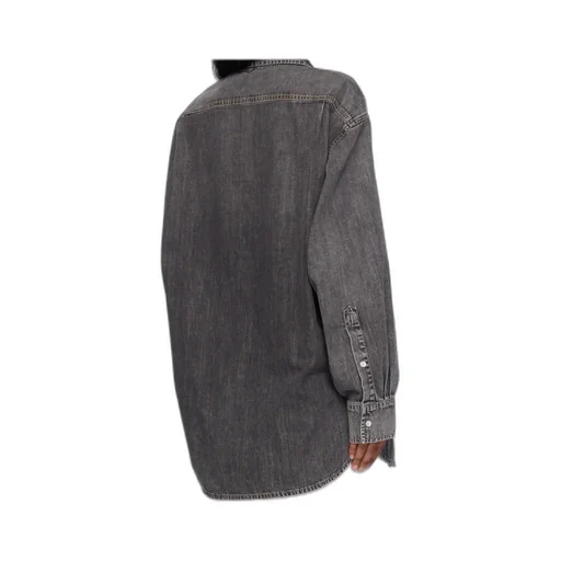 Long-Sleeved Denim Shirt