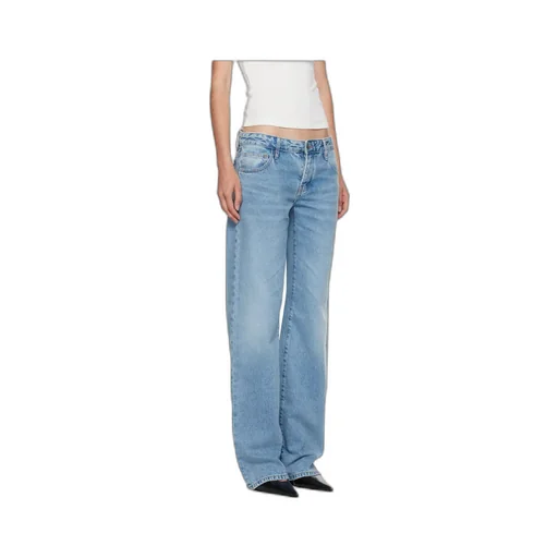 Faded Five-Pocket Jeans Pants
