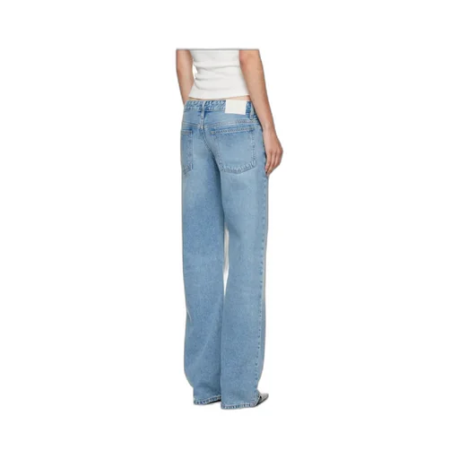 Faded Five-Pocket Jeans Pants