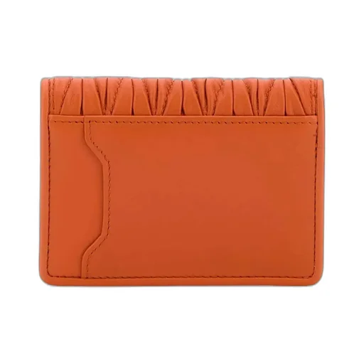 Miu Miu Logo-Lettering Matelassé Cardholder