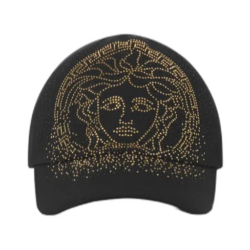 Medusa-Embellished Baseball Cap