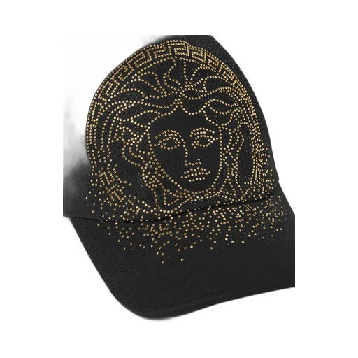 Medusa-Embellished Baseball Cap