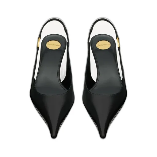 Vendome Slingback Pumps In Smooth Leather