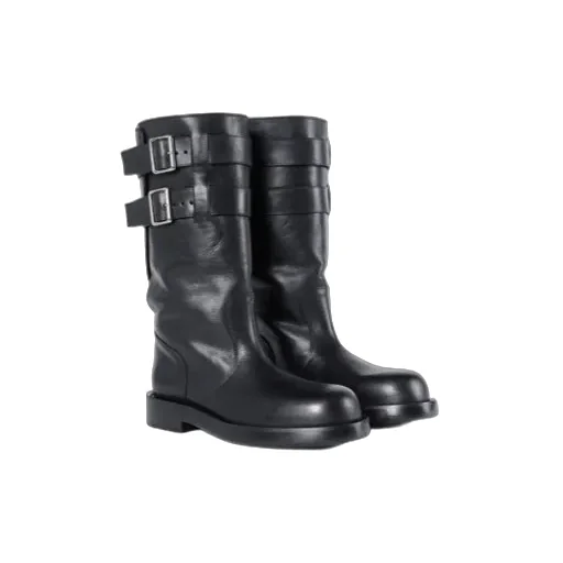 35Mm Osmo Double-Buckle Leather Boots
