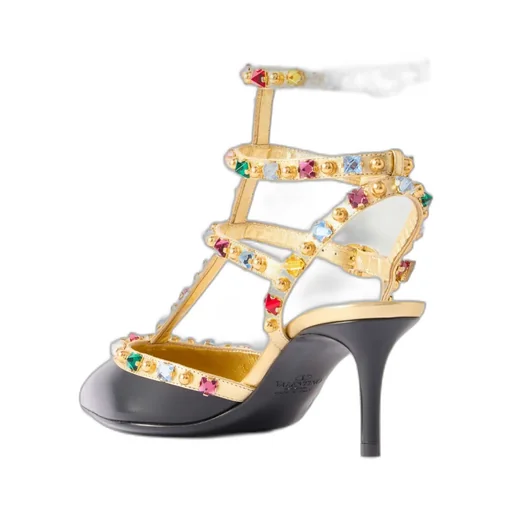 Embellished T-Bar Sandals