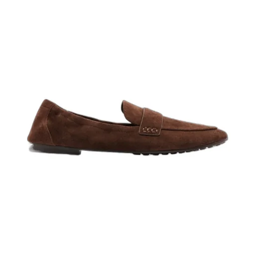 Tory Burch Logo Plaque Flat Ballet Loafers