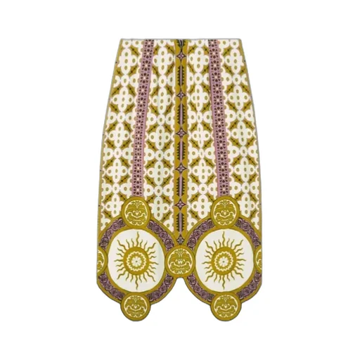Patterned Pencil Skirt