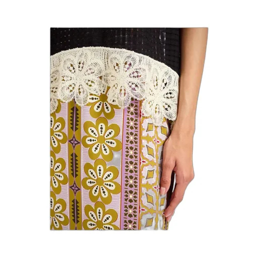 Patterned Pencil Skirt