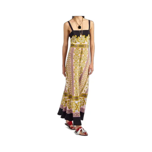 Slip-Around Floral-Print Maxi Dress