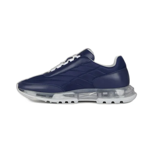 Trainers Sneakers In Padded Nylon And Leather