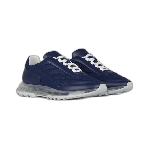 Trainers Sneakers In Padded Nylon And Leather