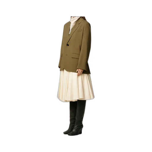 Long-Sleeved Suit Jacket