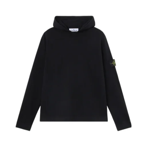 Stone Island Long Sleeve Logo Patch Hoodie