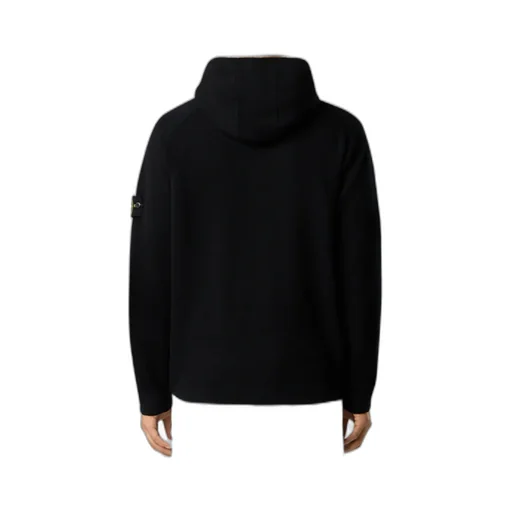 Stone Island Long Sleeve Logo Patch Hoodie