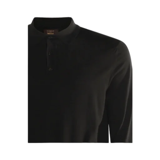 Long-Sleeve Polo Sweater