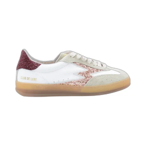 Moaconcept Club Glitter Detailed Lace-Up Sneakers
