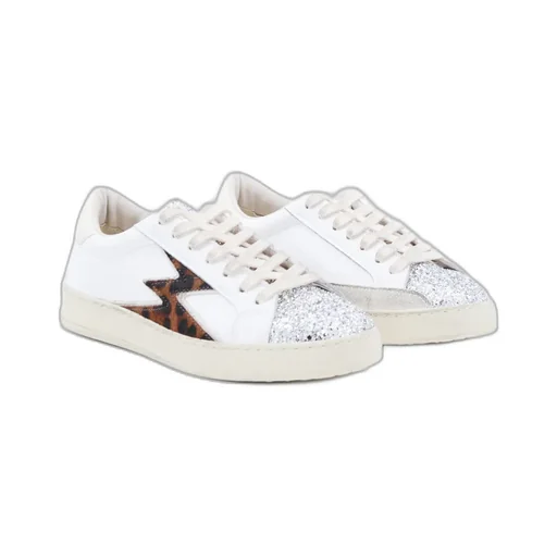 Moaconcept Iconic Glitter Lace-Up Sneakers