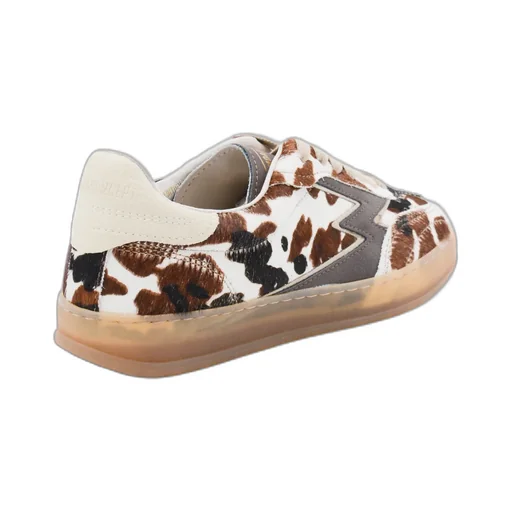 Moaconcept Cow Printed Club Lace-Up Sneakers