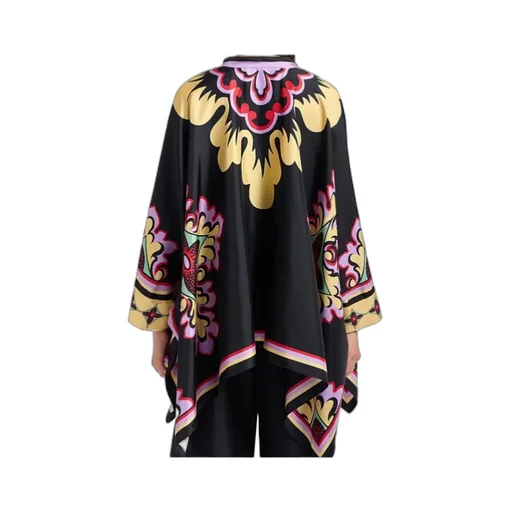 Floral Print Cape