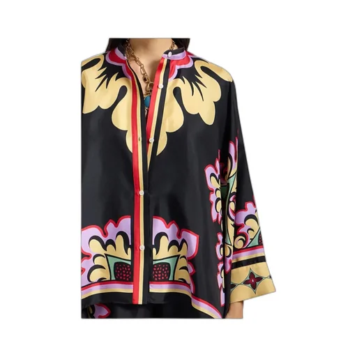 Floral Print Cape