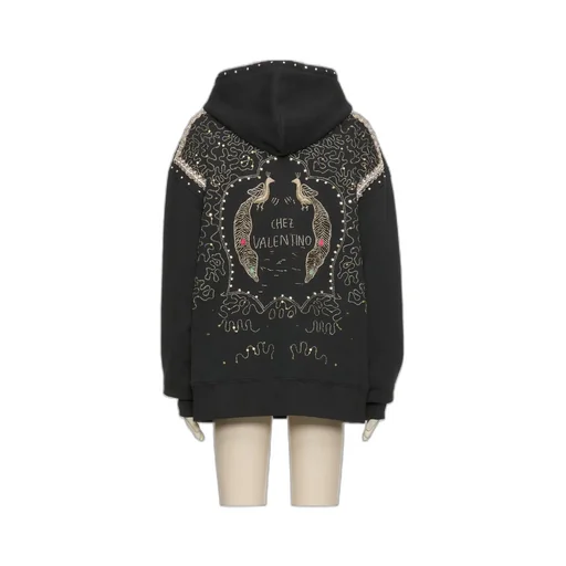 Valentino	Drawstring Long-Sleeved Hoodie
