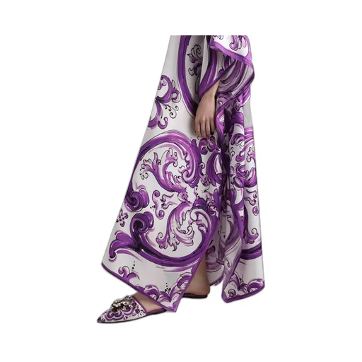 Dolce & Gabbana Majolica Printed Twill Caftan Dress