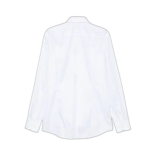 Long-Sleeve Button-Fastening Shirt