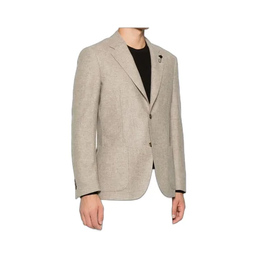 Lardini Single Breasted Flower Detailed Blazer